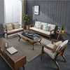 The latest modern design Nordic solid wood combination sofa