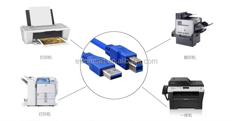 USB 3.0 printer usb cable usb to parallel printer cable driver printer head cable
