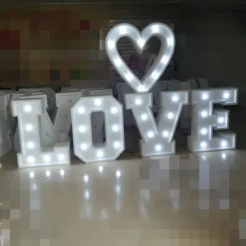 Decoration Wedding Love Led Metal Vintage Light Bulb Marquee Decoration Wedding Love Led Metal Vintage Light Bulb Marquee Letter Lights