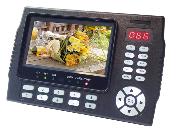 

4.3Inch KPT-958H DVB-S/S2 TV Receiver Portable Multifunctional HD Satellite Finder Monitor MPGE-4