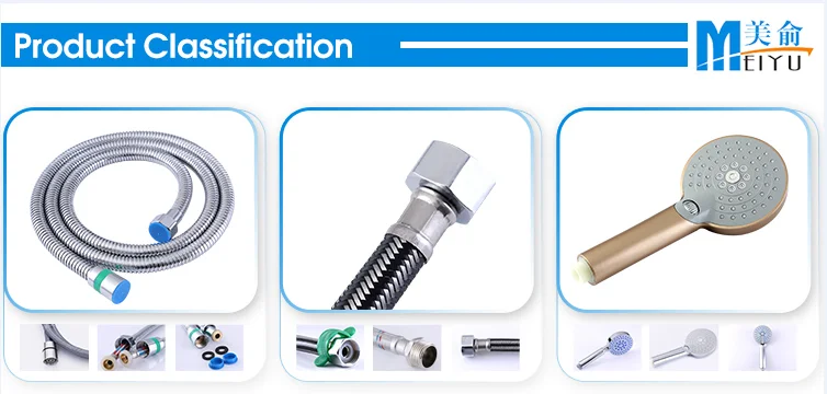 Siver Grey Pvc Shower Hose