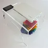 Clear Desktop Acrylic Laptop Stand Acrylic Plastic Over Laptop Table Desk