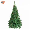 Pine cones red berries decorated Christmas Craft Wholesale 5ft sharp leaf pvc christmas tree