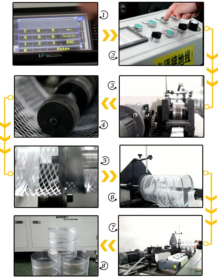 Máquina de bobinamento expandida automática da espiral da malha da boa qualidade para filtros de ar