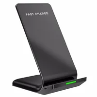 

portable QI fast charging plates pad Wireless car Mobile phone battery multifunction Charger stand for iphone 11 android