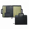 PU Leather Folder Business Briefcase Executive Folder Smart Handle