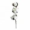 8 inch 3 Heads Artificial Cotton Flower Cotton Boll Single Picks for Farmhouse DIY decoration