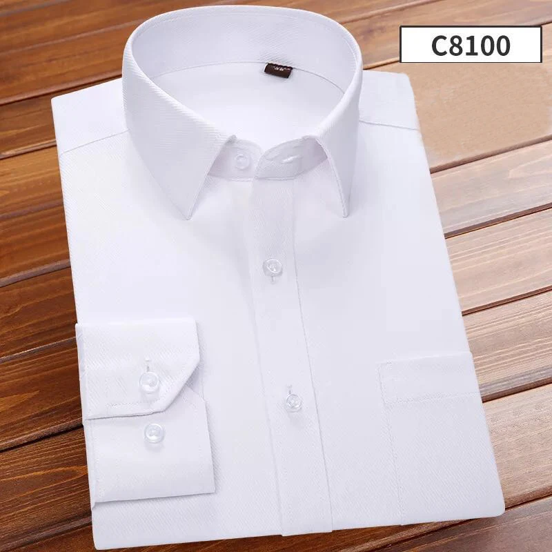 

custom made good quality business shirt for men long sleeve men's dress shirt, 7 colors