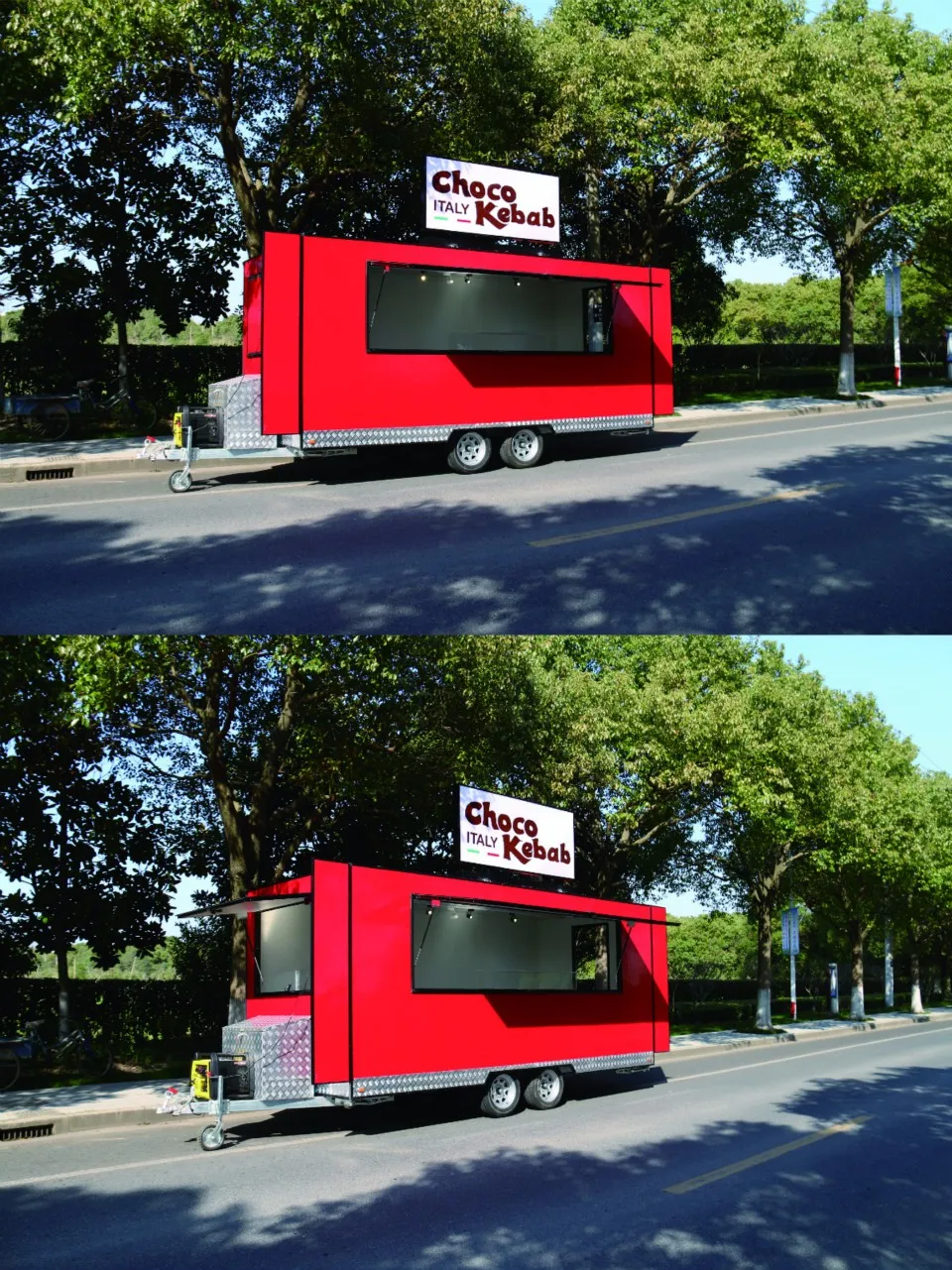 Overseas Support Mobile Drink European Standard Food Truck For Sale