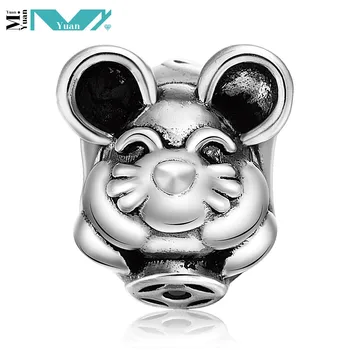 Chinese Zodiac Animal 925 Silver Bead Charm For Diy Bracelet