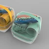 48 Piece Camping Picnic Plates Cups Bowls PP Plastic Dinner Set