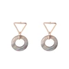 dongdong DD-ES-060 factory wholesale shell round newe designs earring for women