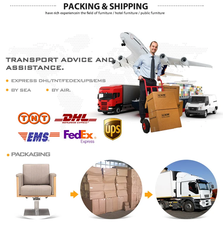 Light Gray Synthetic Leather Hairdressing Chair for Sale