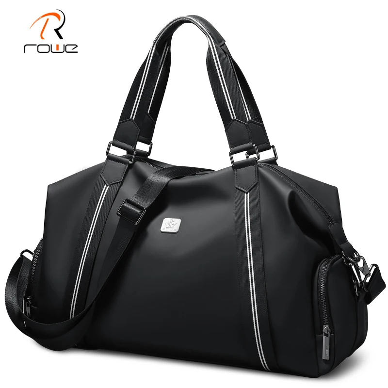 

FENRUIEN Men Waterproof Gym Sports Duffle Travel Bag Shoulder Bags, Black