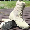 High quality nylon canvas military desert boots tactical combat boot