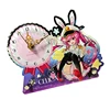 colored anime acrylic table clock custom printing comic pattern plexiglass lucite desk display stand