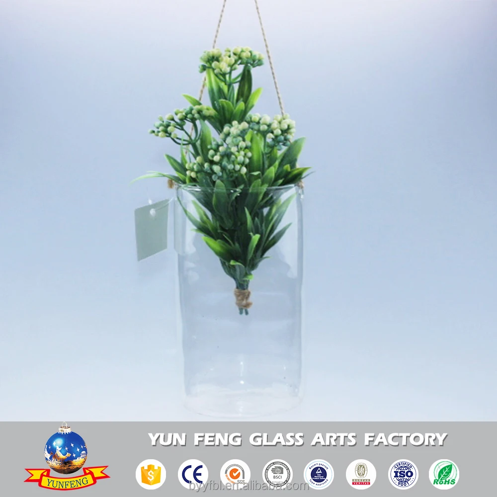 2017 new cylindrical clear long flower receptacle christmas