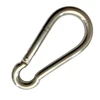 Stainless steel carabiner spring hook
