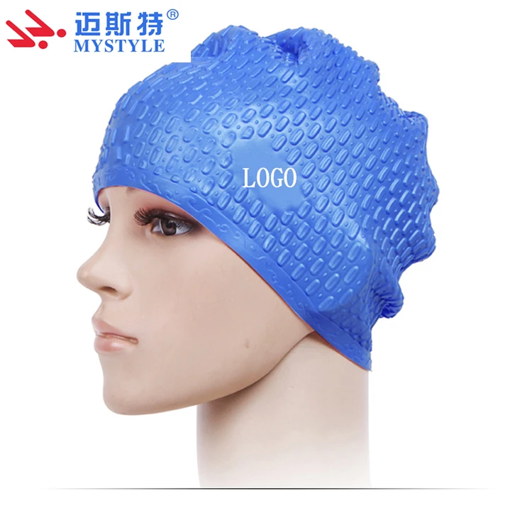 Silicone swim cap-2
