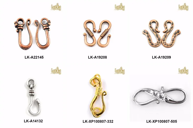 Factory Direct Wholesale Necklace Clasp Brass Jewelry Findings S W