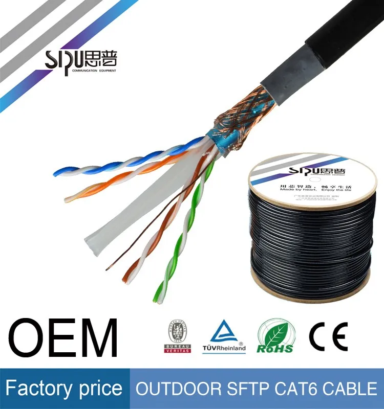 SIPU waterproof sftp cat6 outdoor cable network cable cat6 - ANKUX.COM