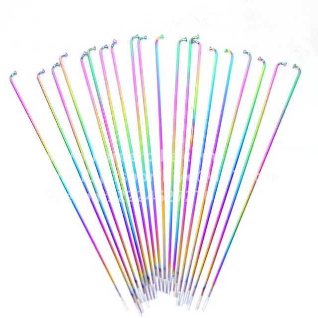 oil slick bmx spokes