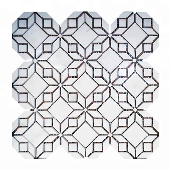 Octogonal De Mosaico De Mármol Mosaico Azulejos Baldosas De Mosaico De