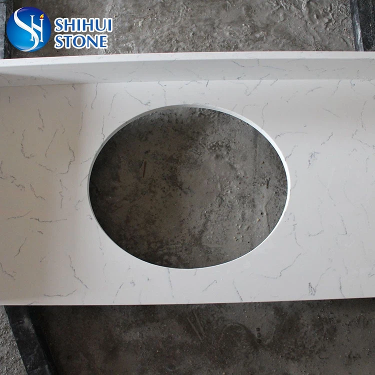 
Best Jazz white glacier white quartz countertop 