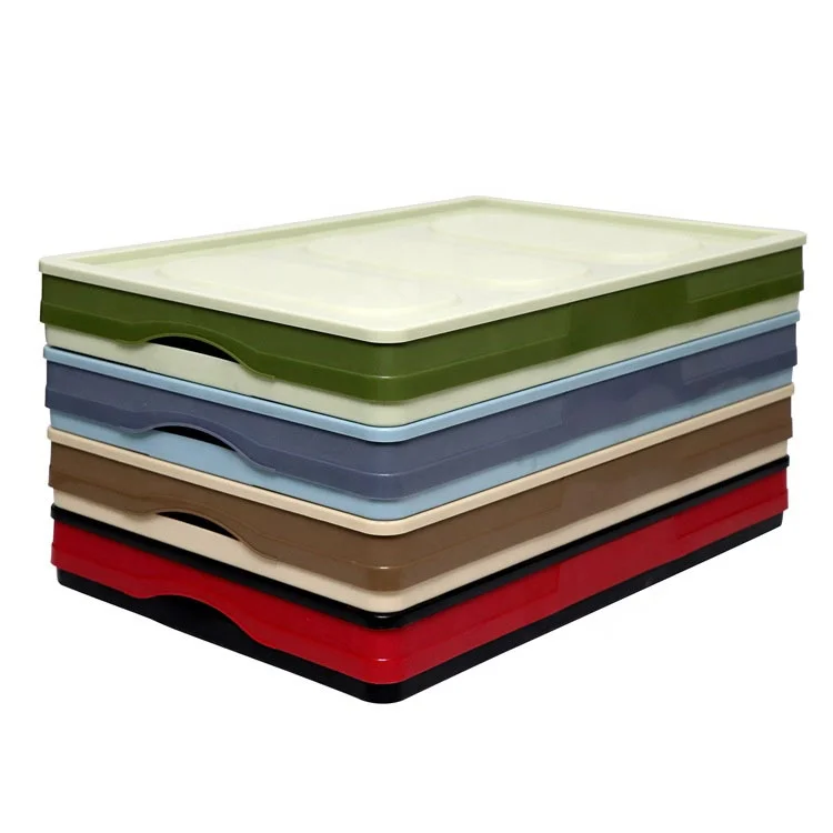 

Competitive price multi purpose plastic foldable cloth storage box, Black , green , beige , blue