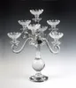 The Elegant wedding decoration crystal chandelier and wedding crystal pillars for home decor
