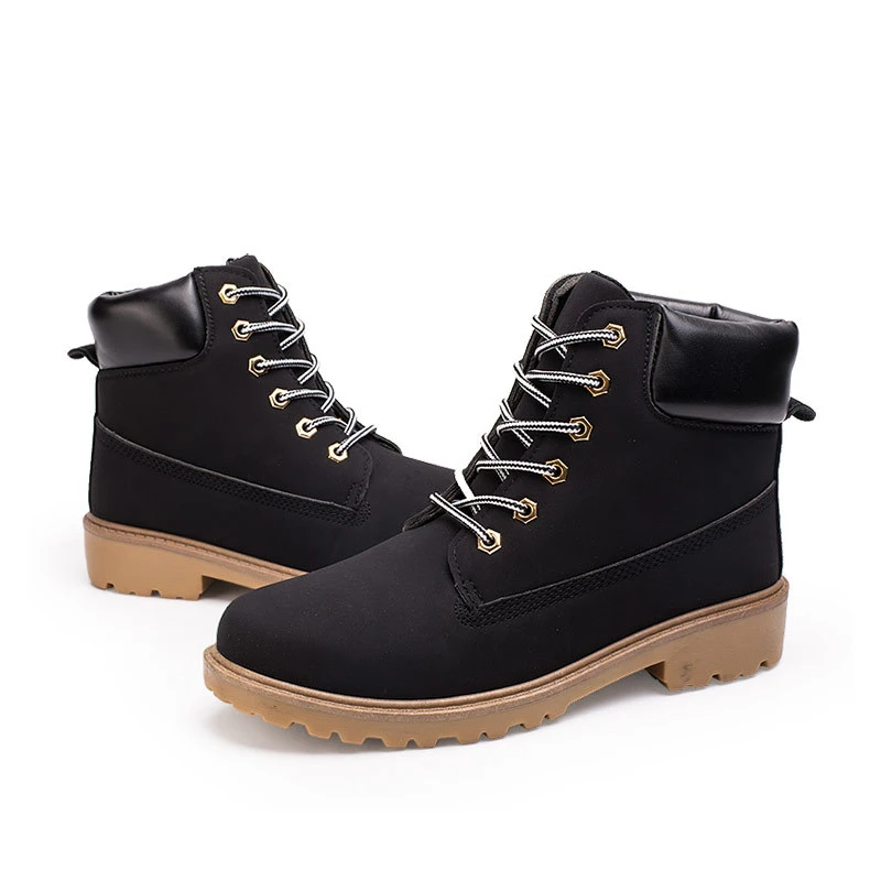 
China Factory High Top Men Nubuck Leather Ankle Work Boots Customized Color 