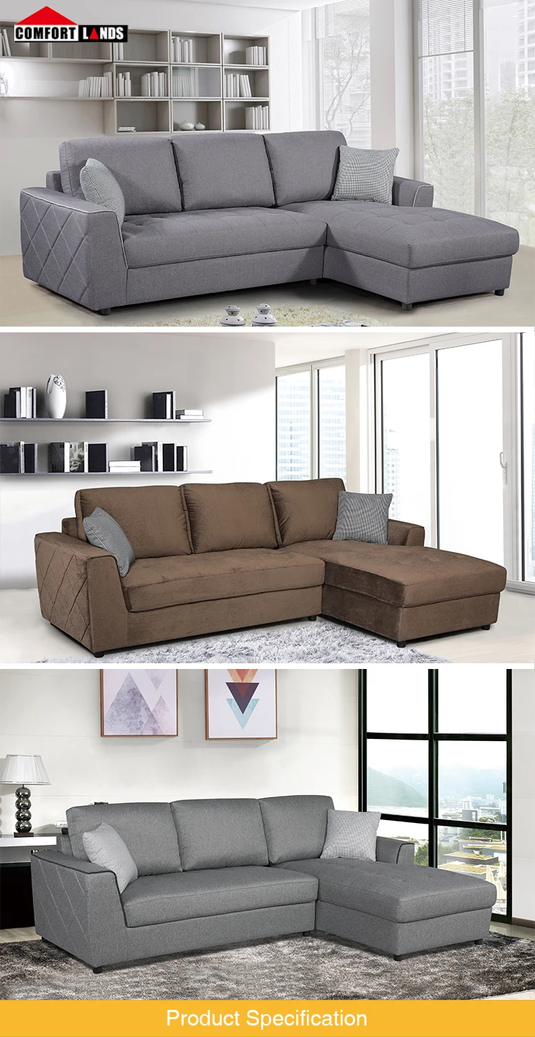 Top Quality Living Room Furniture Modern Corner Sofa Lounge Suite