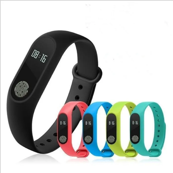 

M2 Heart Rate Shenzhen Sports Wristband Waterproof CE ROHS Fitness Tracker Watch Smart Bracelet, Black yellow;blue;orange;green