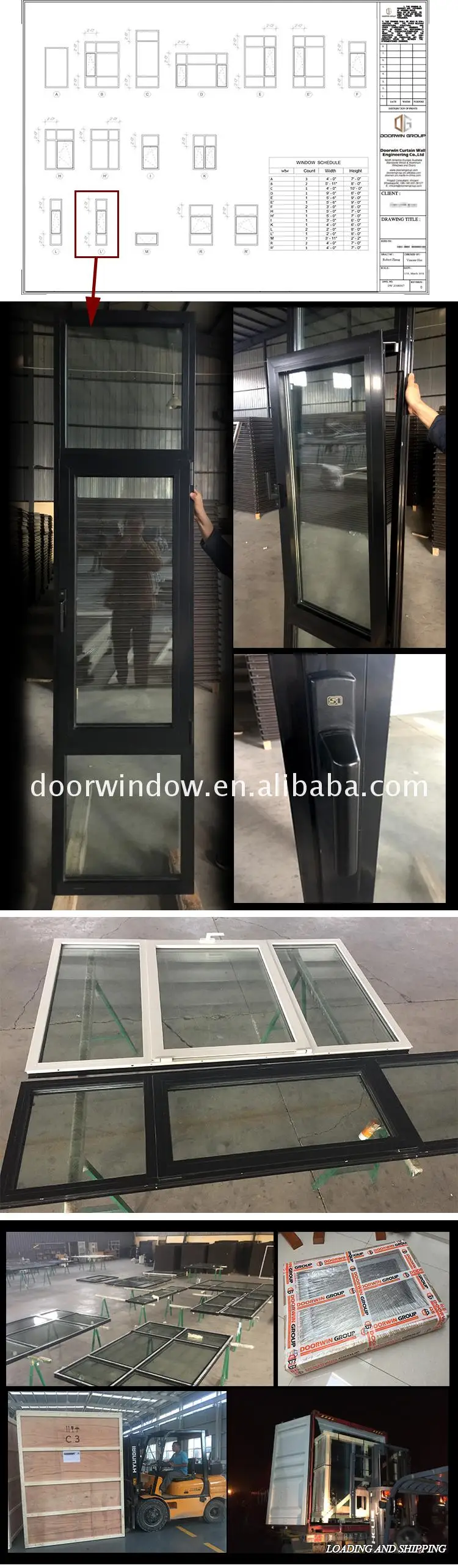 Hot new products Energy efficient Casement Windows and Doors Door with tempered Glass Low-e UV-resistant