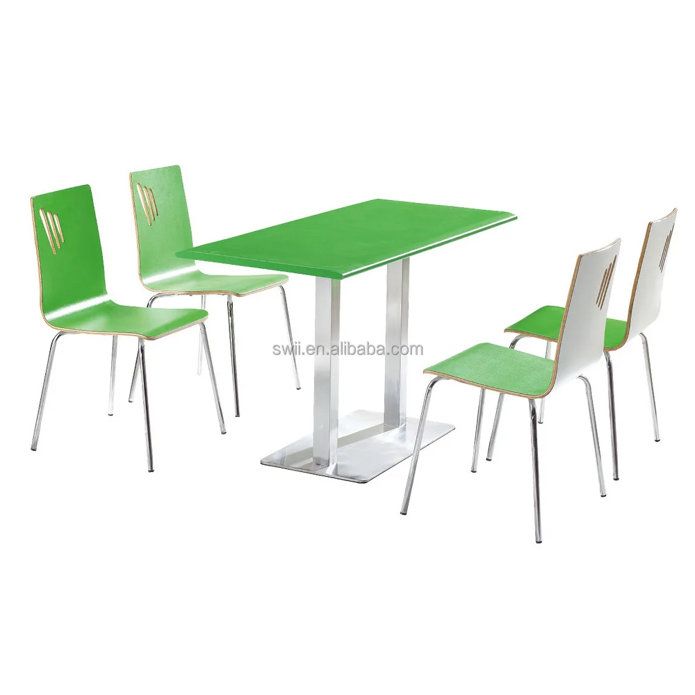 Fast Food Table Chair Set Commercial Cafe Furniture Used Table And