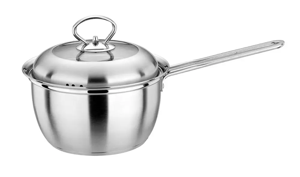 Induction Bottom Saucepan Milk Pots Stainless Steel With Lid Buy Milk