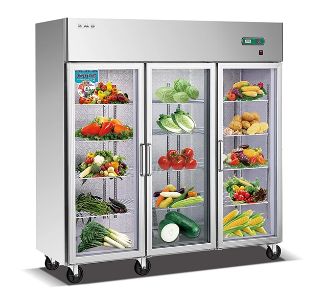 2019 Hot Sale Supermarket Open Used Refrigerated Display Beverage Vegetable Fruit Fridge