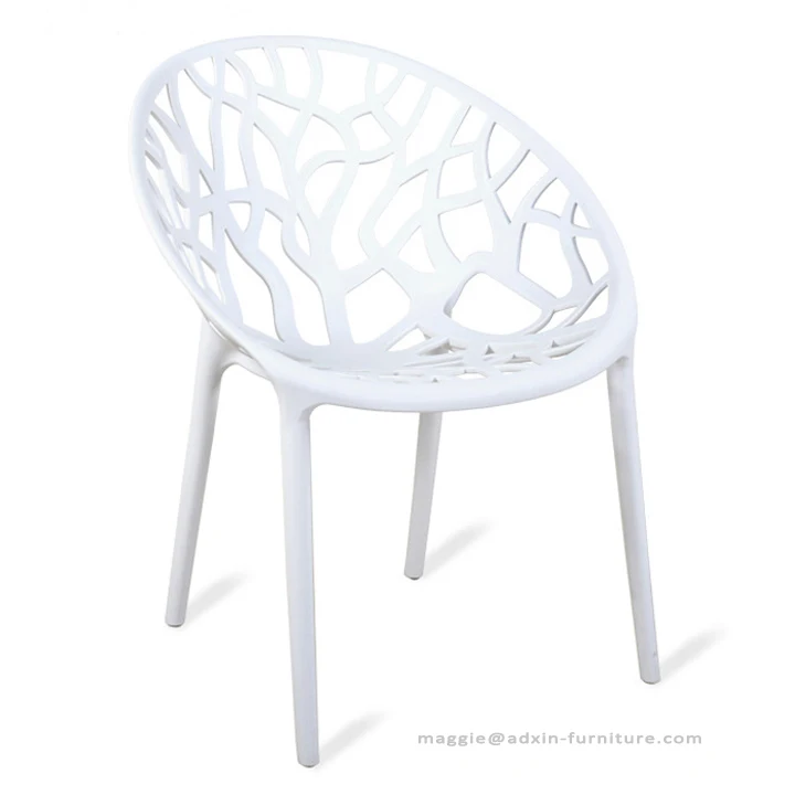 Morden Outdoor Furniture Vip Plastic Chair Round Back Plastic Chairs