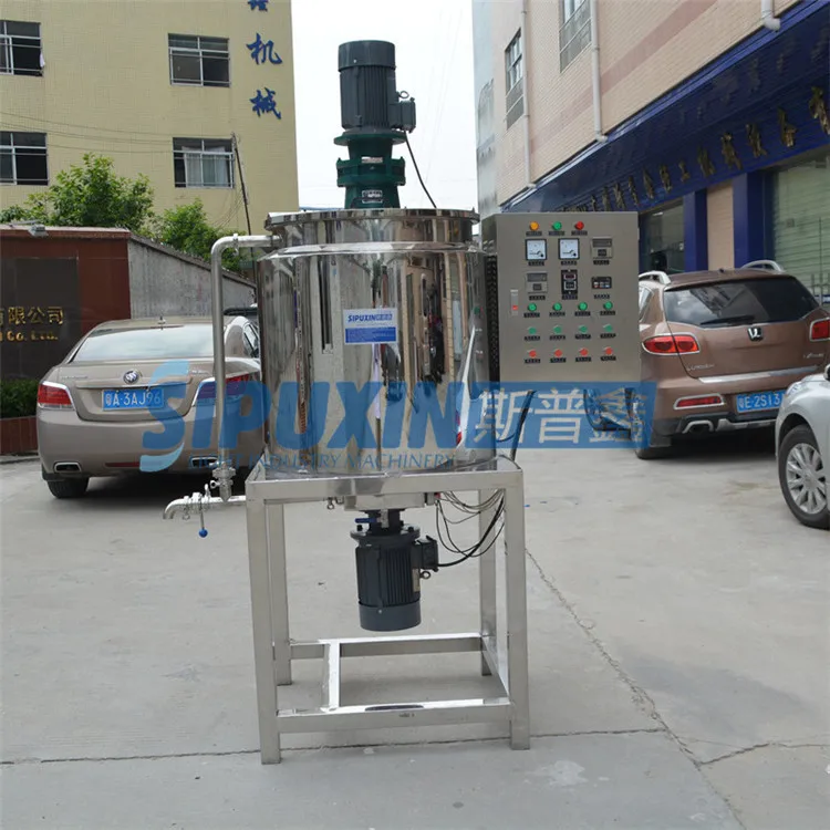 100L electric hearting upper stir bottom homogenizer (3)