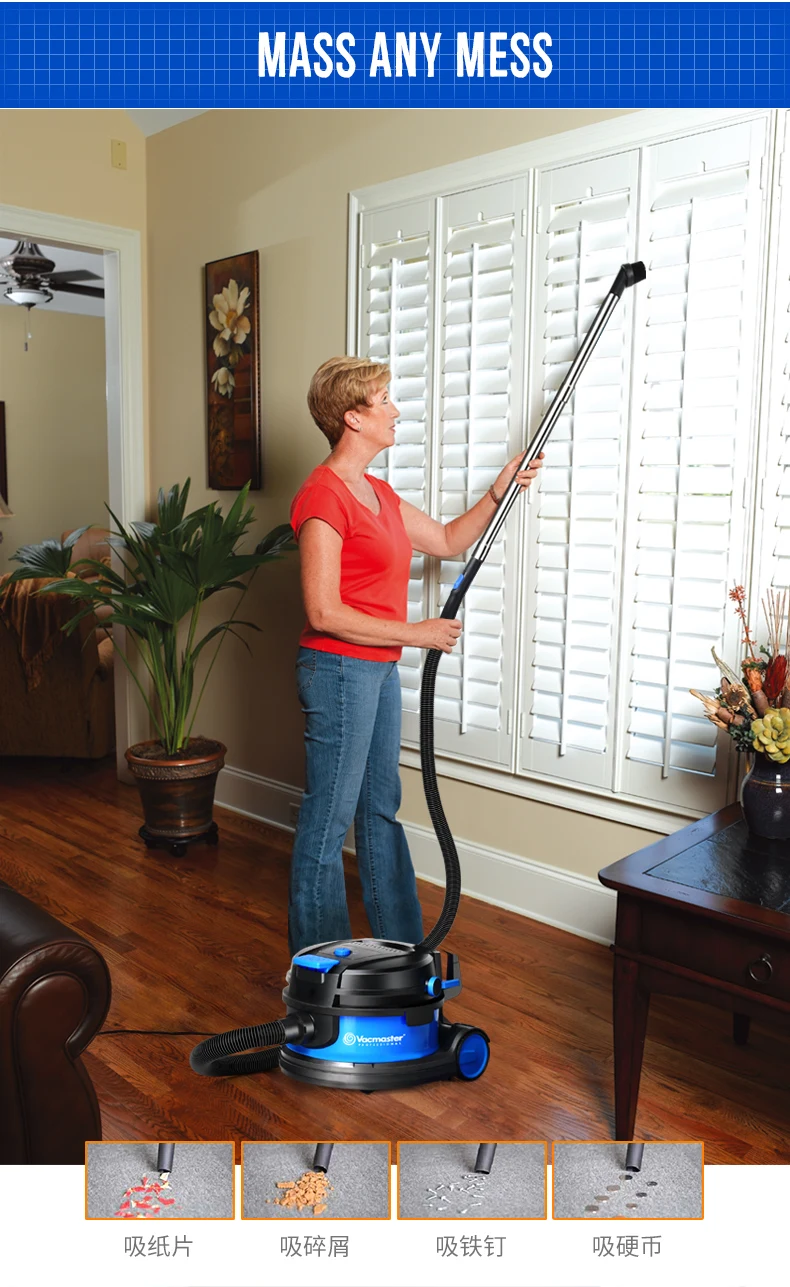 Vacmaster 1200w/900w High Suction With Super Quiet Motor 10l Silent