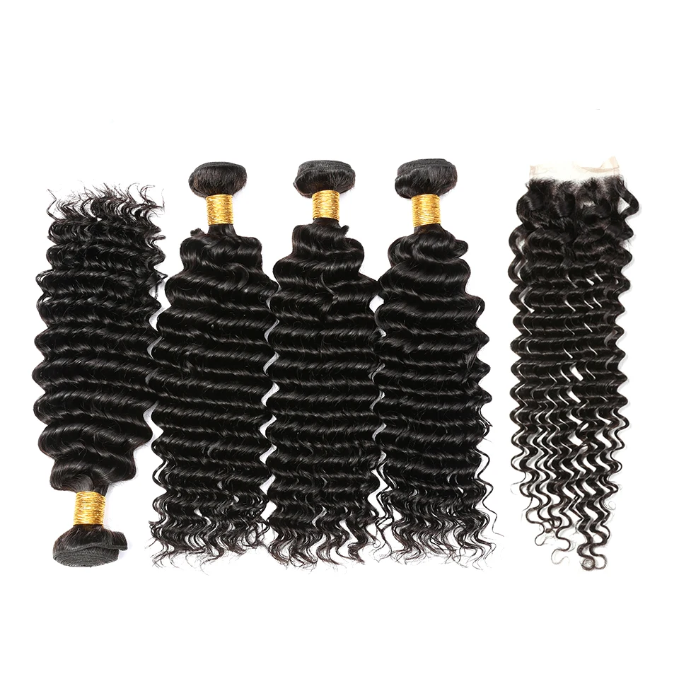 

Deep Wave Vendors Lace Closure Brazilian Frontal Virgin Human Hair with Natural Best Lace Closure, N/a