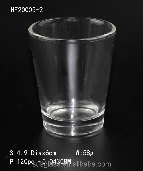
Soda Lime Glass Unbreakable Think Bottom Personalized Blank Shot Glasses 2oz 