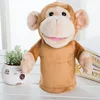 plush monkey lion elephant dog hand puppets stuffed dolls