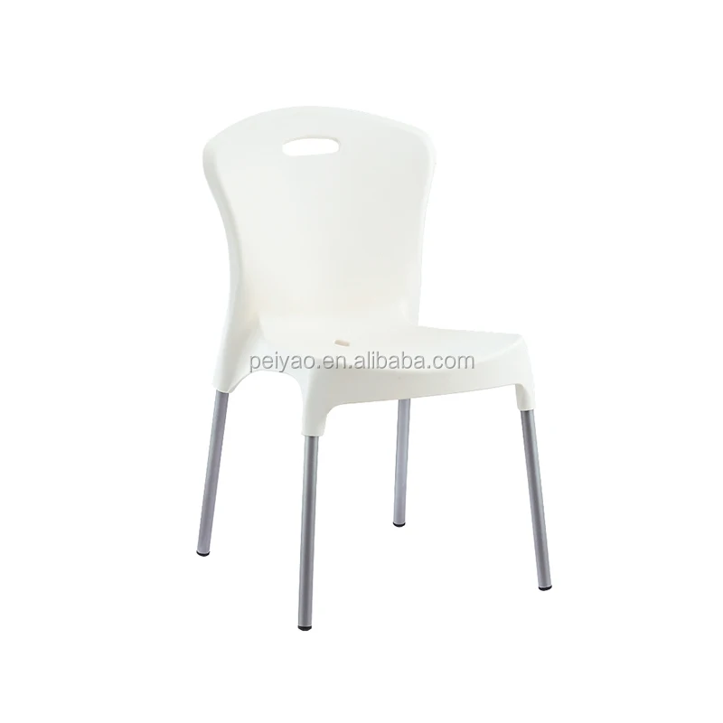 China Supplier Pp And Aluminum Legs Green Plastic Chair For Sale Buy
