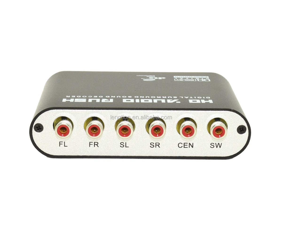 5.1 Digitale Audio Sound Decoder Converter Optische Spdif Coaxiale Ac3 ...