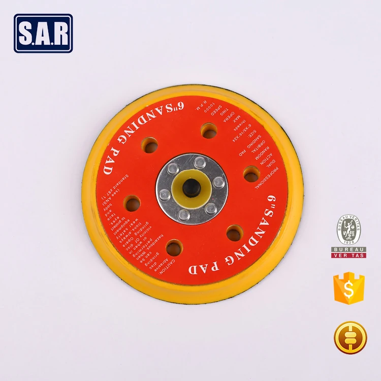 6 Inch 6 Holes Sanding Electric Machine 125mm Pad Sanding Pad For Car