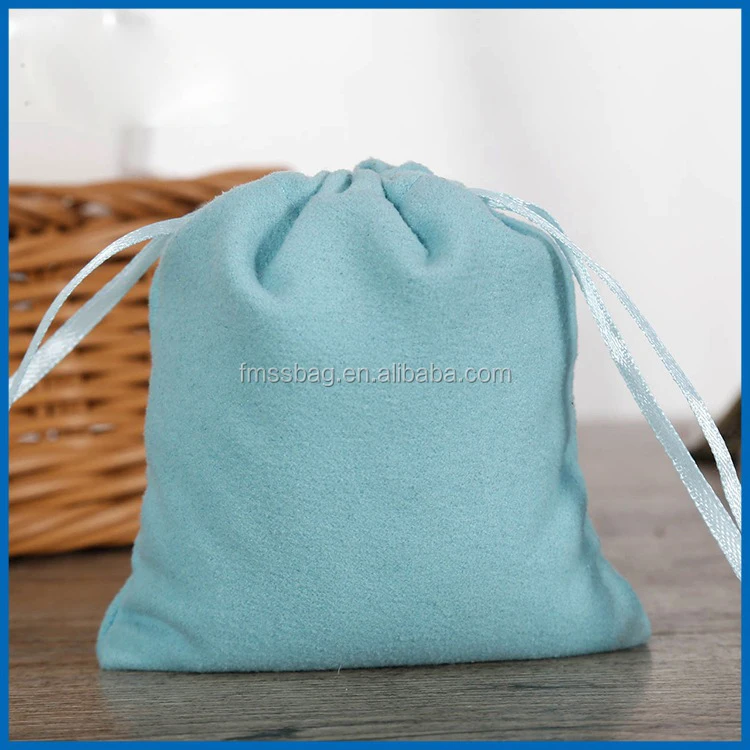 Custom Suede Jewelry Makeup Envelope Pouch / Velvet Jewelry Bag With