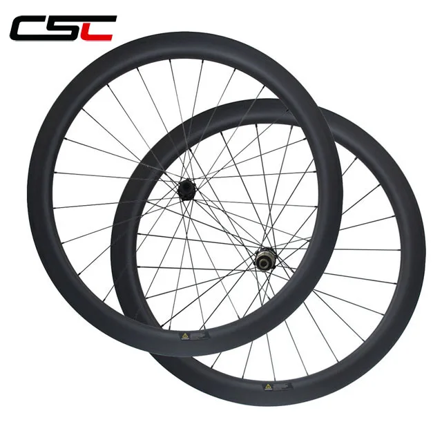 

15*100mm 12*100mm 12*142mm Thru Axle Center Lock Disc Brake 50mm Tubular Carbon Road Cyclocross Bicycle wheels