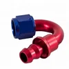Racing parts pipe fitters for 150 degree push on hose end an8