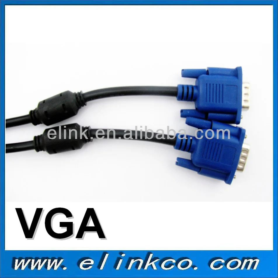 Full 15pin Vga Gold Plated Vga Cable Specification Vga Cable Male To